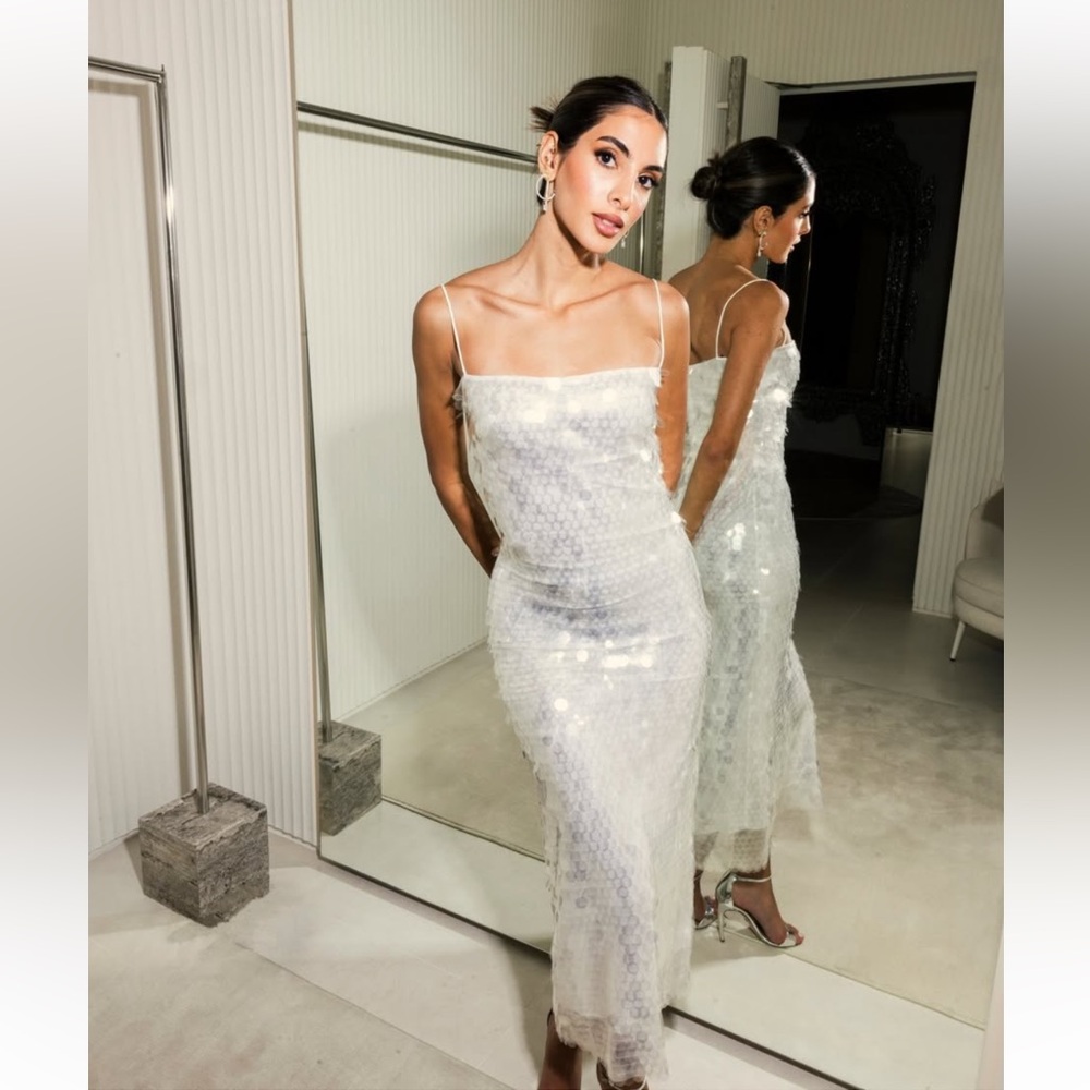 The New Arrivals paillette-embellished dress